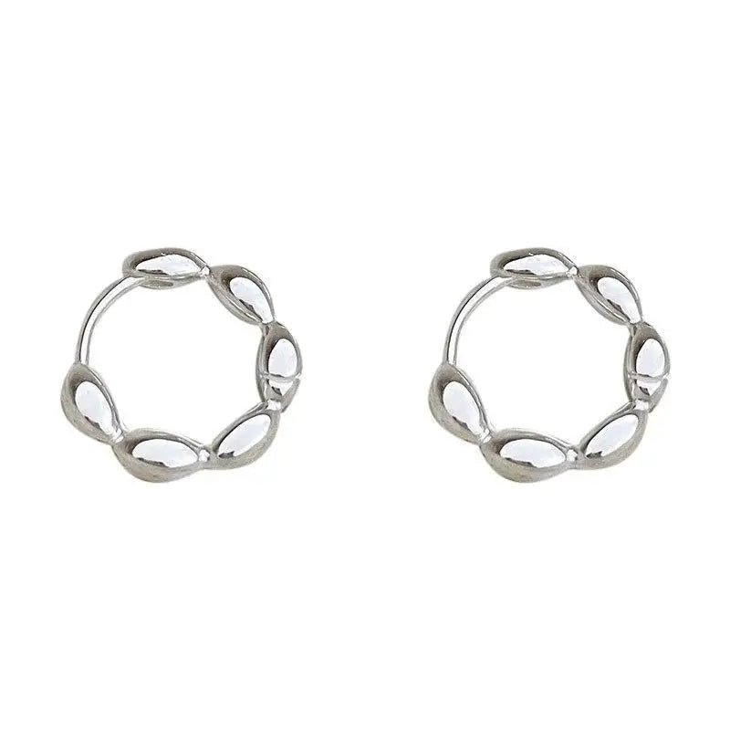 OLIVE BRANCH HOOP EARRINGS - Faith & Glow Co.