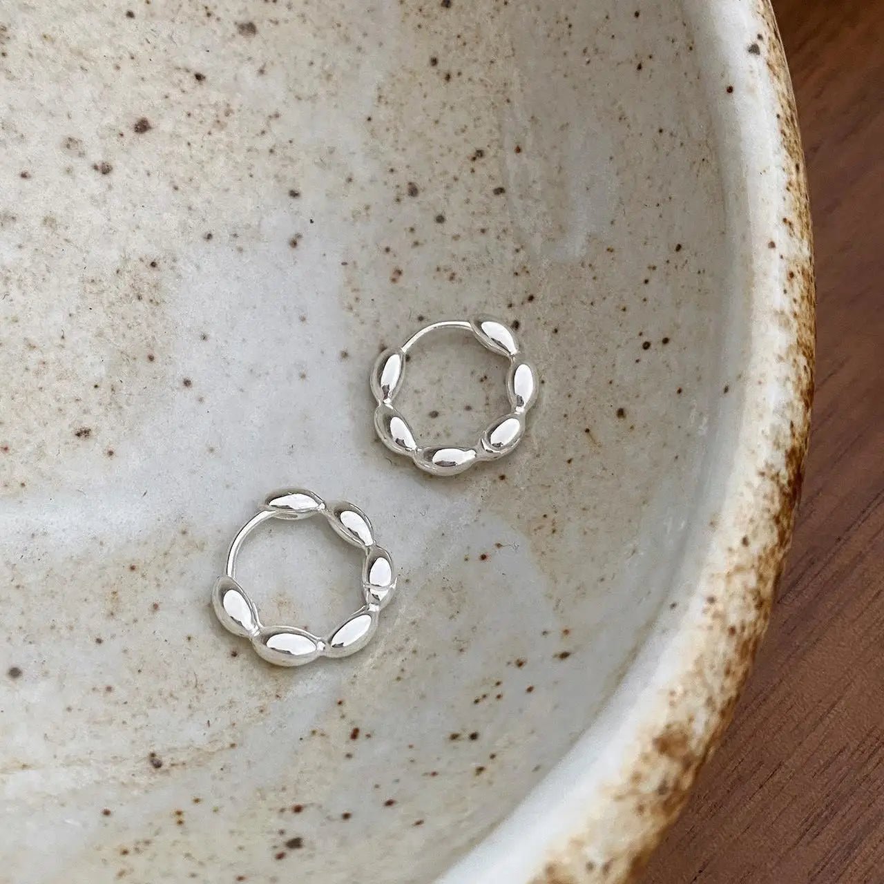 OLIVE BRANCH HOOP EARRINGS - Faith & Glow Co.